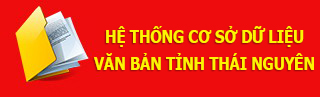 Văn bản tỉnh thái nguyên